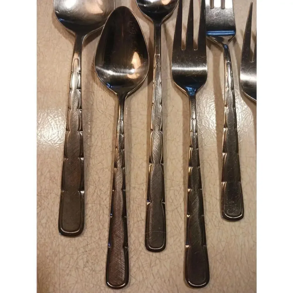 Lifetime Cutlery TOSCA Flatware 7 Piece Lot Forks Spoons Knife